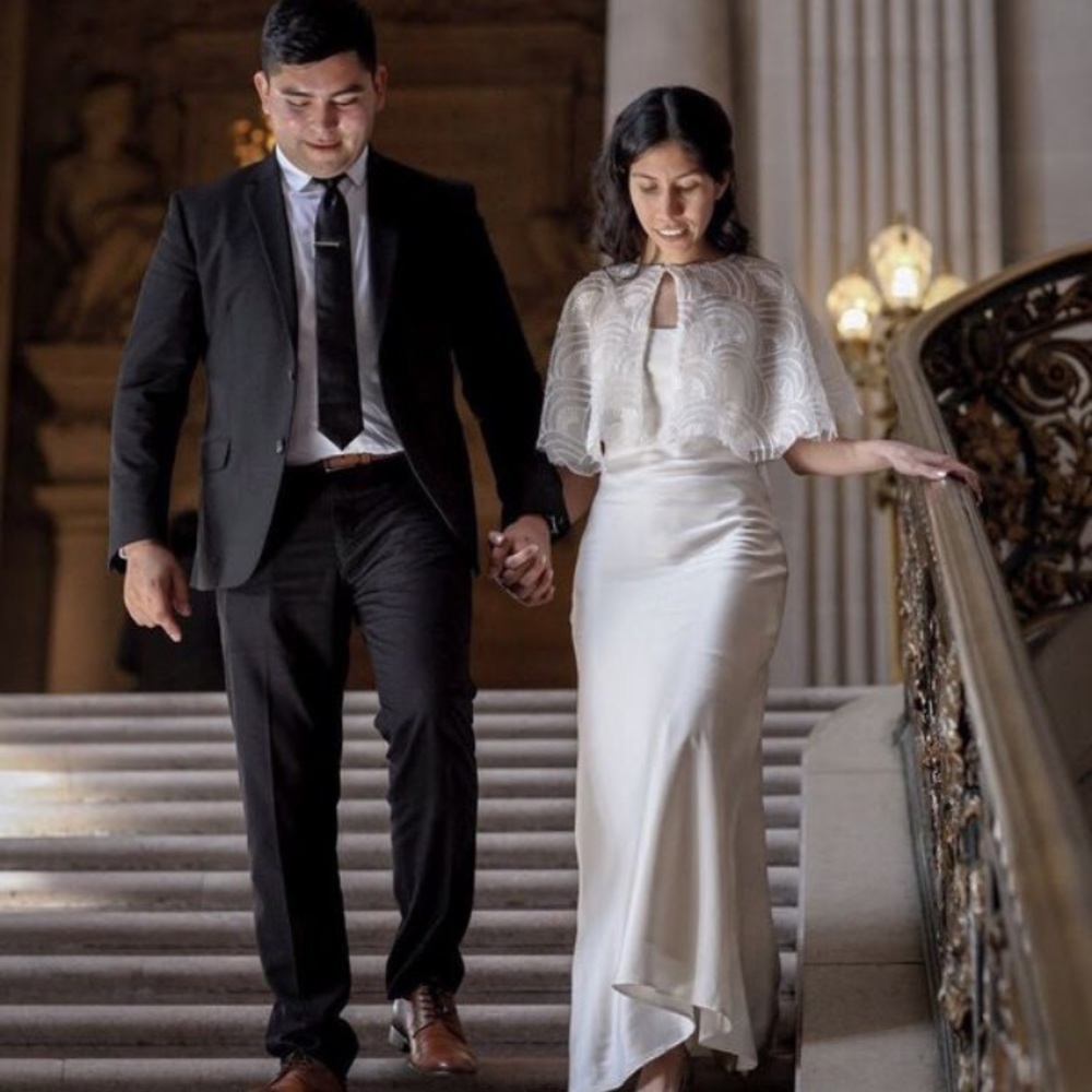 Double Layered Satin Dress